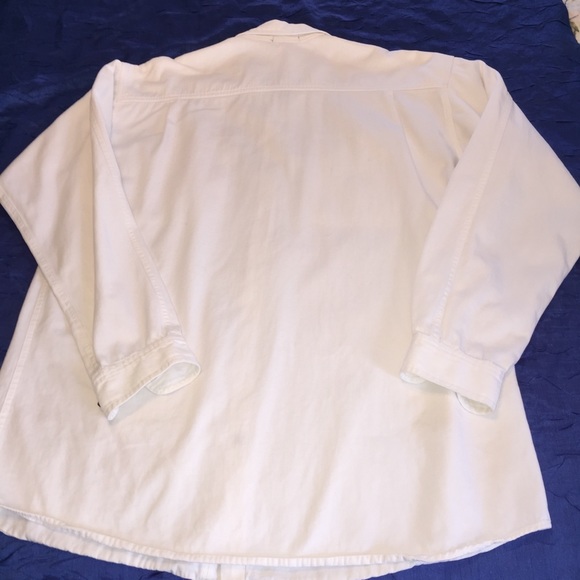 Boatyard Basics White Denim Shirt - Picture 2 of 5